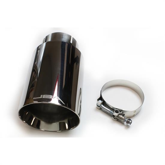 JBA PerFormance Exhaust 12-08282 Double Wall Polished SS Chrome Tip