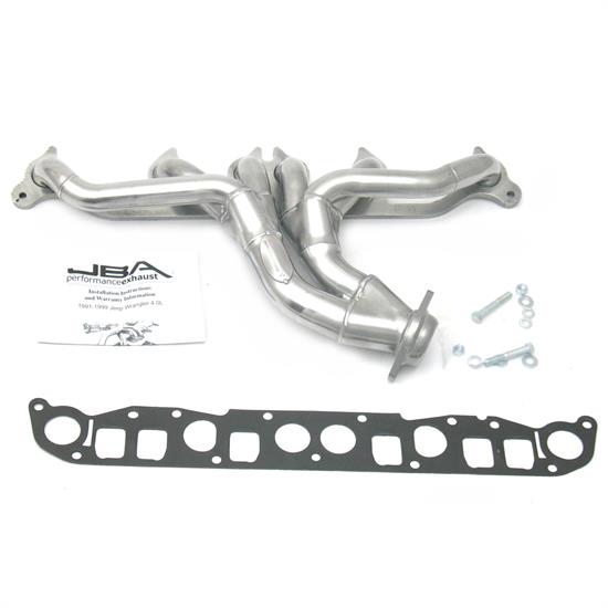 JBA 1526SJS Shorty Header, SS, 91-99 Jeep, SC