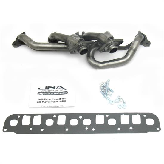 JBA 1527S Shorty Header, SS, 00-06 Wrangler