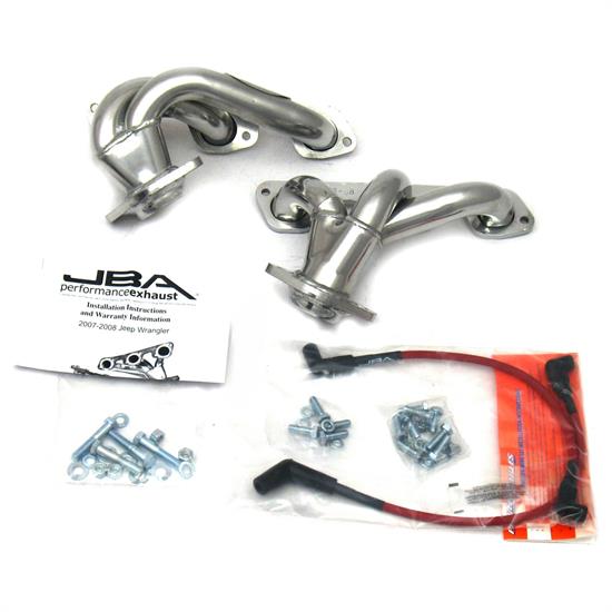 JBA PerFormance Exhaust 1528SJS Shorty Header, SS, 07-11 Jeep 3.8L, SC