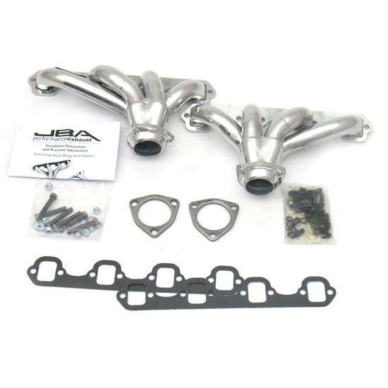 JBA PerFormance Exhaust 1615SJS Shorty Header, SS, SBF 289/302/351, SC
