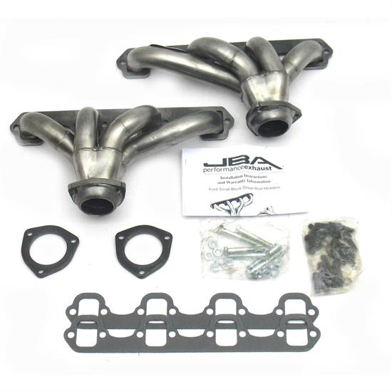 JBA 1615S Shorty Header, SS, SBF 289/302/351
