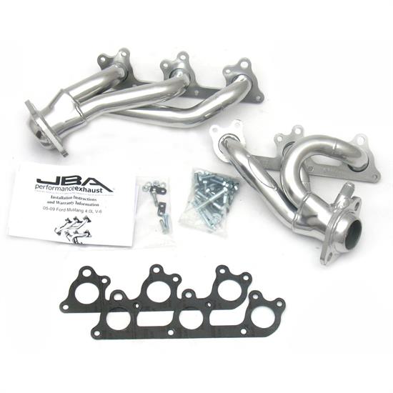 JBA 1617SJS Shorty Header SS, 05-10 Mustang V6, SC