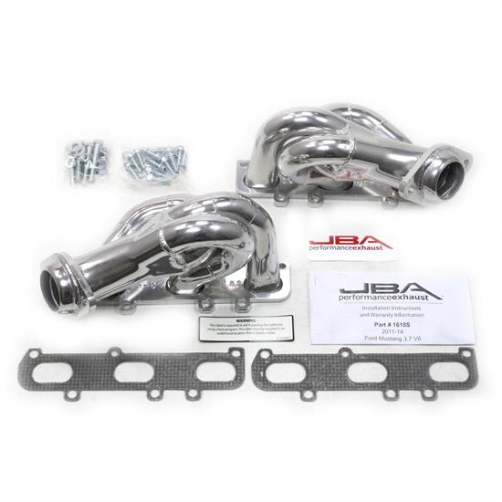 JBA 1618SJS Shorty Header, SS, 11-14 Mustang 3.7L