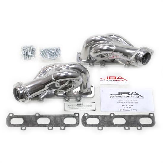 JBA PerFormance Exhaust 1618SJS Shorty Header, SS, 11-14 Mustang 3.7L