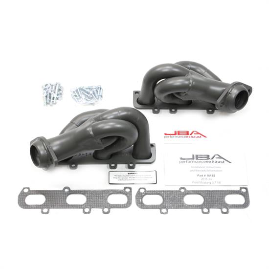 JBA PerFormance Exhaust 1618SJT Shorty Header, SS, 11-14 Mustang 3.7L