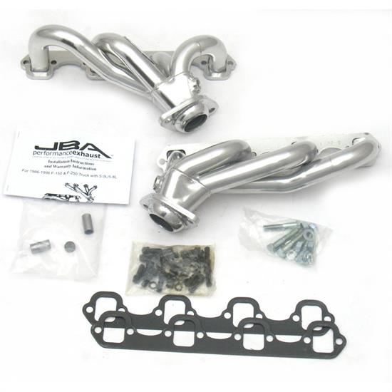 JBA PerFormance Exhaust 1627S-1JS Shorty Header, SS, 86- 96 Ford Truck