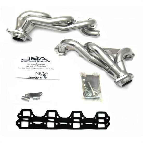 JBA PerFormance Exhaust 1628SJS Shorty Header, 86-96 Ford Truck, SC