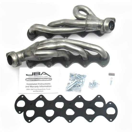 JBA PerFormance Exhaust 1670S Shorty Header, SS, 05-10 Ford Truck