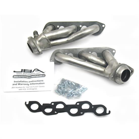 JBA PerFormance Exhaust 1672S Shorty Header, SS, 97-08 Ford Truck
