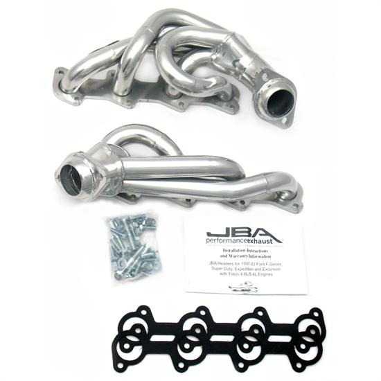 JBA PerFormance Exhaust 1679S-2JS Shorty Header, SS 99-04 Excursion/SD
