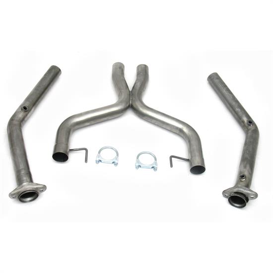 JBA PerFormance Exhaust 1795SX SS Mid-Pipe 07-10 GT500 X-Pipe w/o Cats