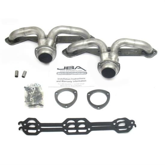 JBA 1815S-2 Shorty Header, SS, Chevy