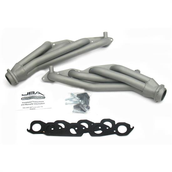 JBA PerFormance Exhaust 1823SJT Shorty Header, SS, 96-00 GM Truck 7.4L