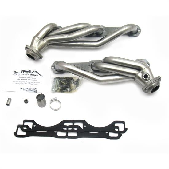JBA PerFormance Exhaust 1830S Shorty Header, SS, 88-95 GM Truck