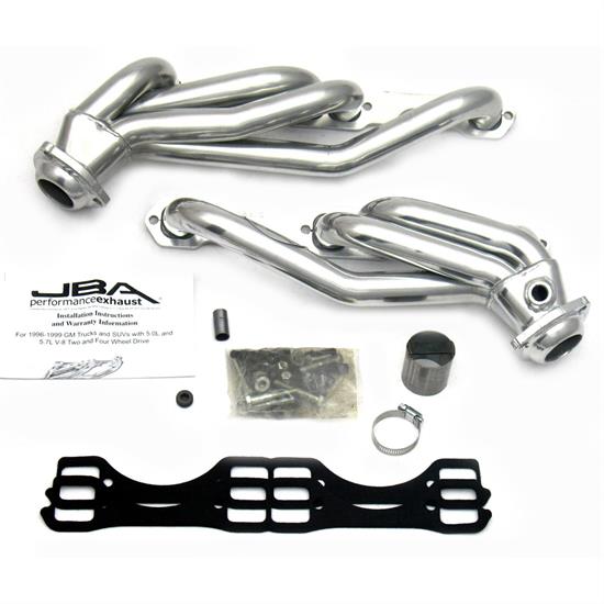 JBA 1832SJS Shorty Header, SS, 96-99 GM Truck