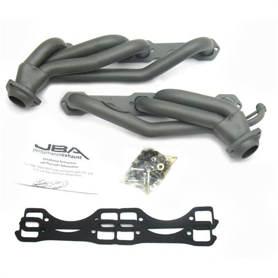 JBA PerFormance Exhaust 1832SJT Shorty Header, 96-99 GM Truck 5.0/5.7L