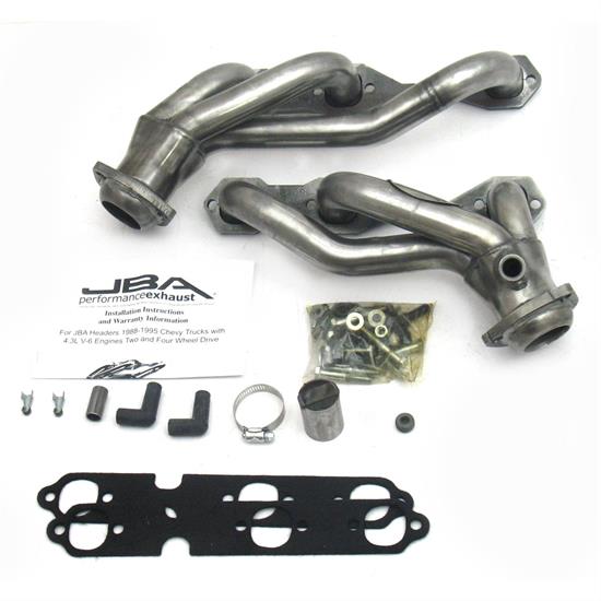 JBA 1840S Shorty Header, 88-95 GM Truck 4.3L