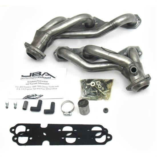 JBA PerFormance Exhaust 1840S Shorty Header, 88-95 GM Truck 4.3L