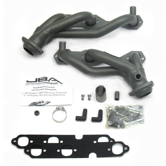 JBA 1841SJT ShortyHeader, SS, 88-95 GM Truck, TC