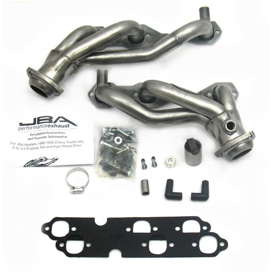 JBA PerFormance Exhaust 1841S Shorty Header, 88-95 Truck 4.3L