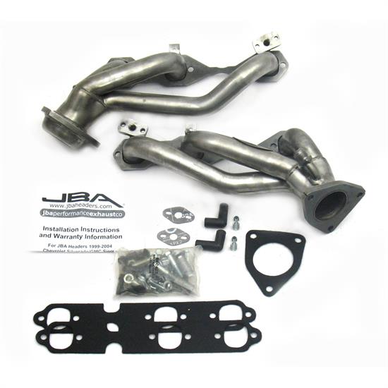 JBA PerFormance Exhaust 1842S-1 Shorty Header, SS, 99-02 Truck, 4.3L