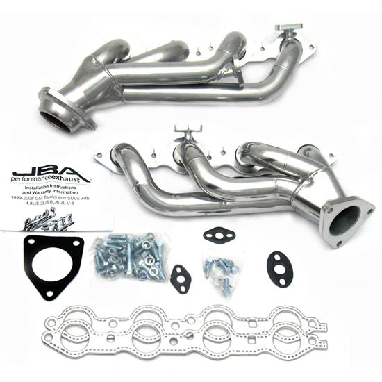 JBA 1851SJS Shorty Header, 99-01 GM Truck 4.8/5.3L