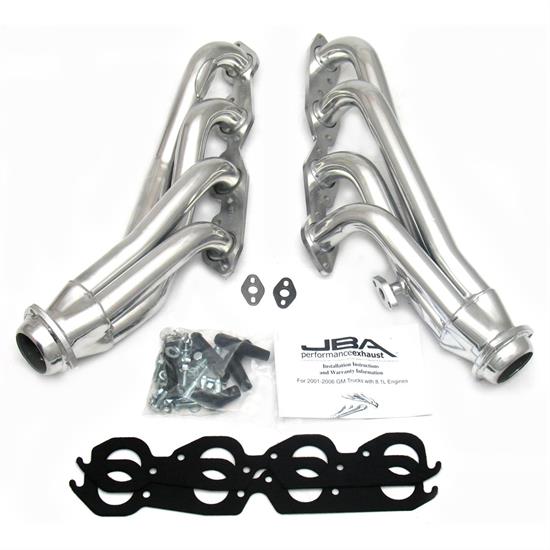 JBA 1860SJS Shorty Header, SS, 01-03 GM Truck 8.1L