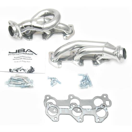 JBA 1931SJS Shorty Header, 02-08 Dodge Ram 3.7L