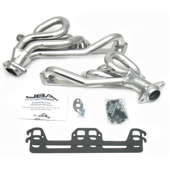 JBA 1940S-1JS Shorty Header, 92-95 Ram/Dakota