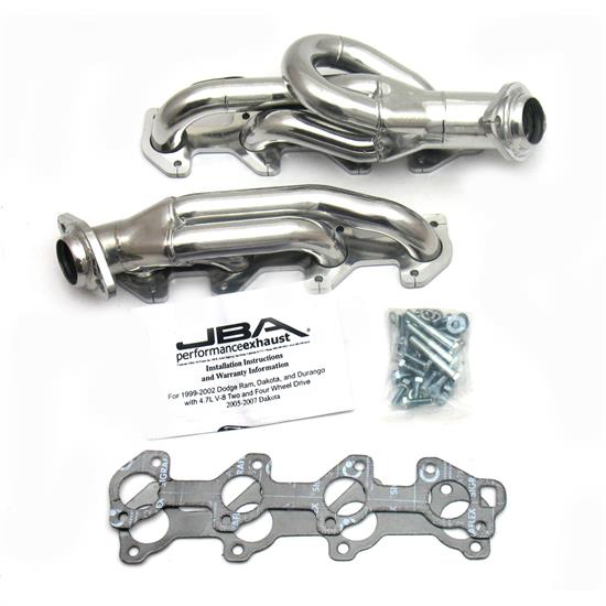 JBA PerFormance Exhaust 1949S-1JS Shorty Header, SS, 02-07 Dodge Ram