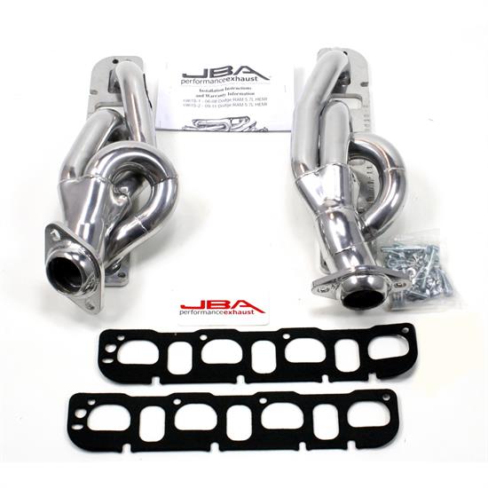 JBA Headers 1961S-2JS Shorty Header, 09-17 Ram 5.7L Hemi