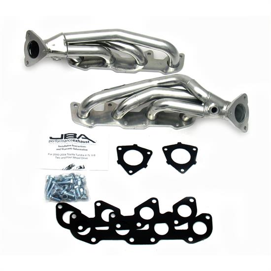 JBA PerFormance Exhaust 2010SJS Shorty Header, SS 00-04 Tundra/Sequoia