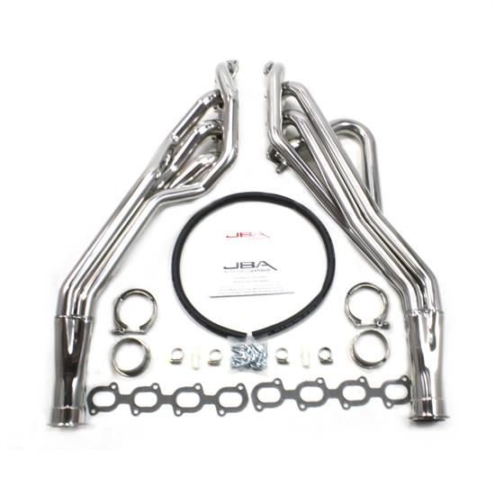 JBA 36695S Long Tube Header, SS, 07-14 GT500