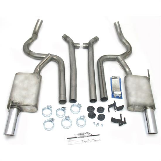 JBA PerFormance Exhaust 40-2631 SS Exhaust System, 05-10 Mustang V6