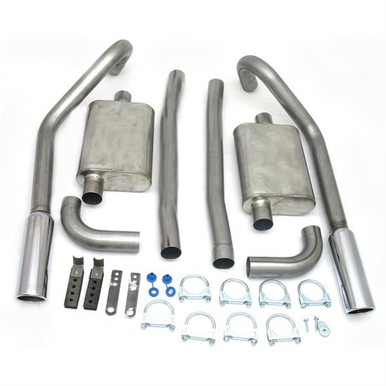JBA 40-2654 SS Exhaust System, 67-70 Mustang