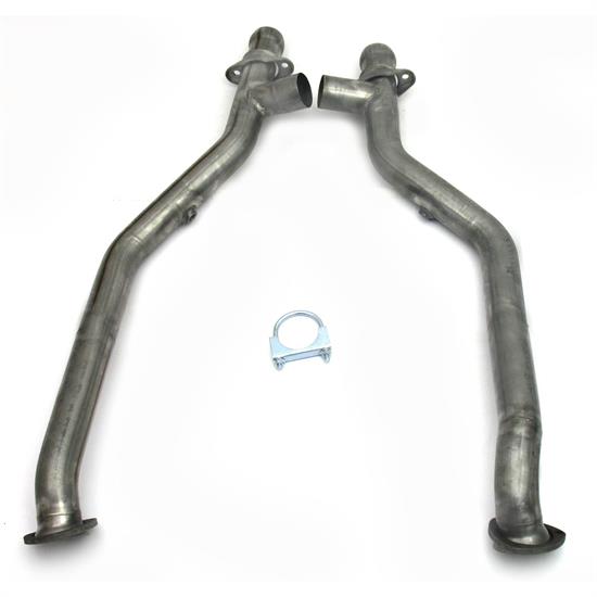 JBA PerFormance Exhaust 6632SH SS Mid-Pipe 6632S H-Pipe, 2.50 Inch
