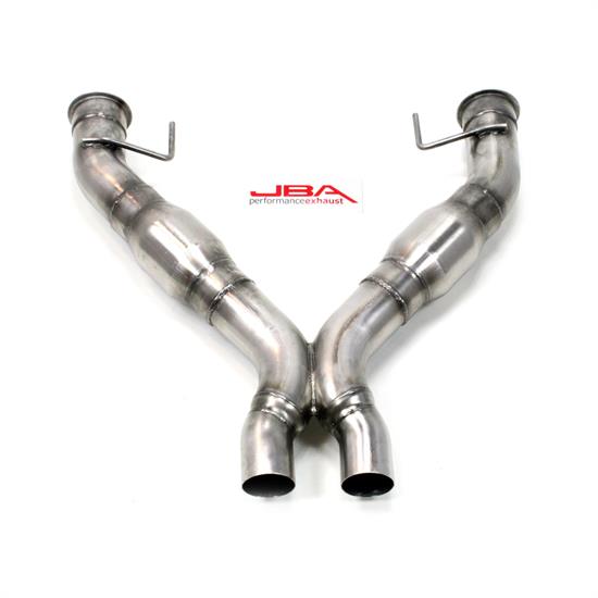 JBA PerFormance Exhaust 6695SXC SS Mid-Pipe, 07-10 Ford GT500 X-Pipe