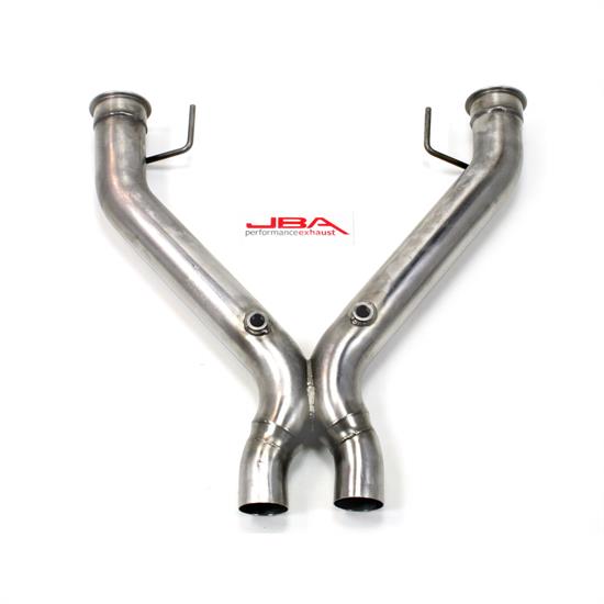 JBA PerFormance Exhaust 6695SX SS Mid-Pipe, 07-10 Ford GT500 X-Pipe