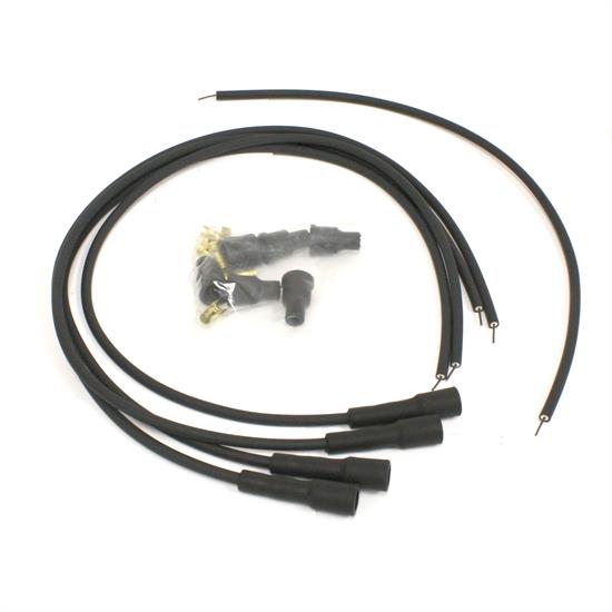 PerTronix 704180 Flame-Thrower Spark Plug Wires, 4 Cyl British, Black