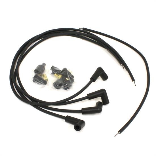 PerTronix 704190 Flame-Thrower Spark Plug Wires, 4 Cyl British, Black