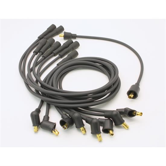 PerTronix 708104 Flame-Thrower Spark Plug Wires, 8 Cyl, Ford,Black