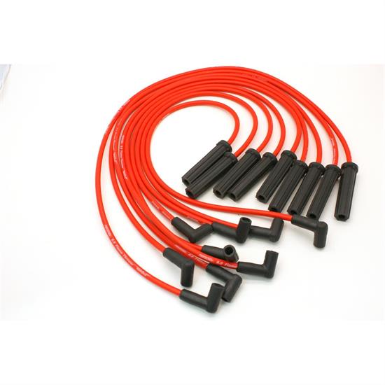 PerTronix 808418 Flame-Thrower Spark Plug Wires, 8 Cyl, GM HEI, Red