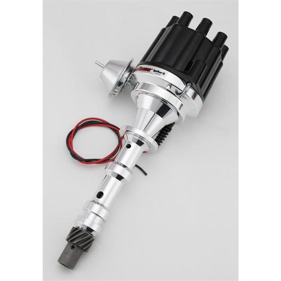PerTronix D101700 Flame-Thrower Billet Distributor Ignitor II, Black