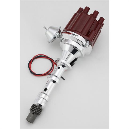 PerTronix D101701 Flame-Thrower Billet Distributor Ignitor II, Red