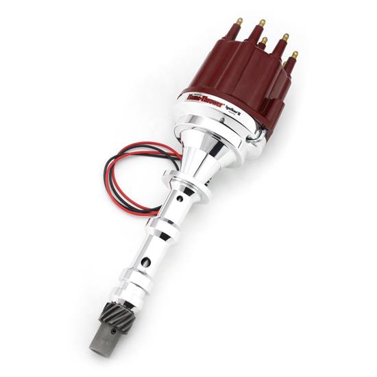 PerTronix D101811 Flame-Thrower Billet Distributor Ignitor II, Red