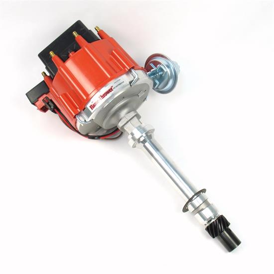 PerTronix D1051 Flame-Thrower Distributor HEI, SBC/BBC, Red