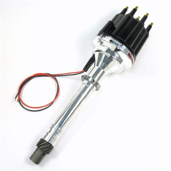 PerTronix D105810 Flame-Thrower Electronic Distributor, SBC/BBC, Black