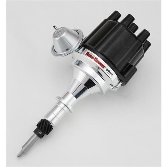 PerTronix D106700 Flame-Thrower Electronic Distributor, SBC/BBC, Black