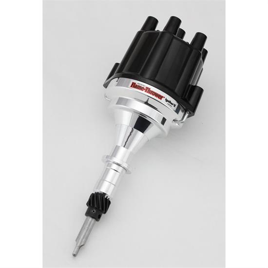PerTronix D106800 Flame-Thrower Electronic Distributor, GM L6, Black